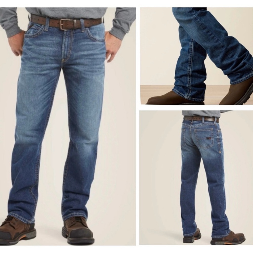 Ariat FR M4 Relaxed Boot Cut Jean Men's 33x30 CAT 2/2112 Workwear Pant ARC Rated